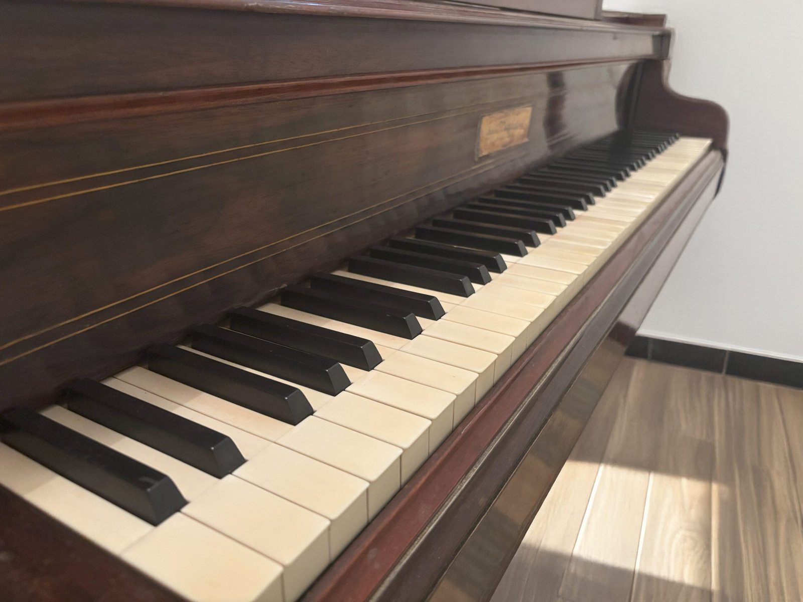 Clavier du piano à queue Pleyel de 1838